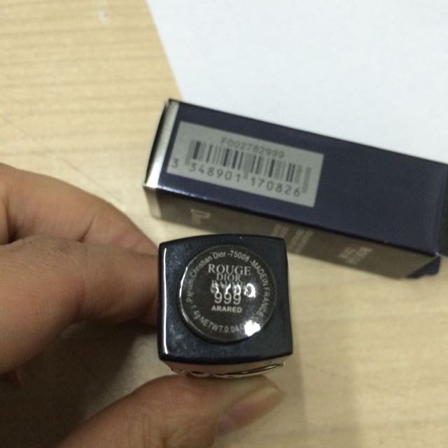 dior迪奥烈焰蓝金唇膏口红持久保湿不易脱色14g小样999经典红色