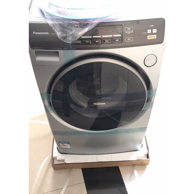 松下(panasonic) xqg70-v75gs 7公斤全自动变频滚筒家用洗衣机(银色)