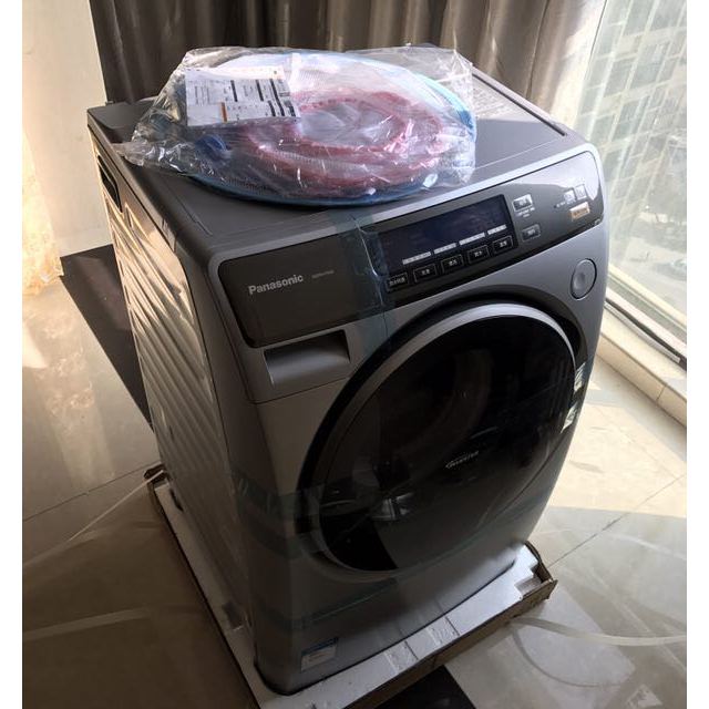 松下(panasonic) xqg70-v75gs 7公斤全自动变频滚筒家用洗衣机(银色)