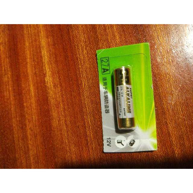 超霸高伏碱性电池 车辆防盗器电池gp27a 1粒/卡新老包装随机发货