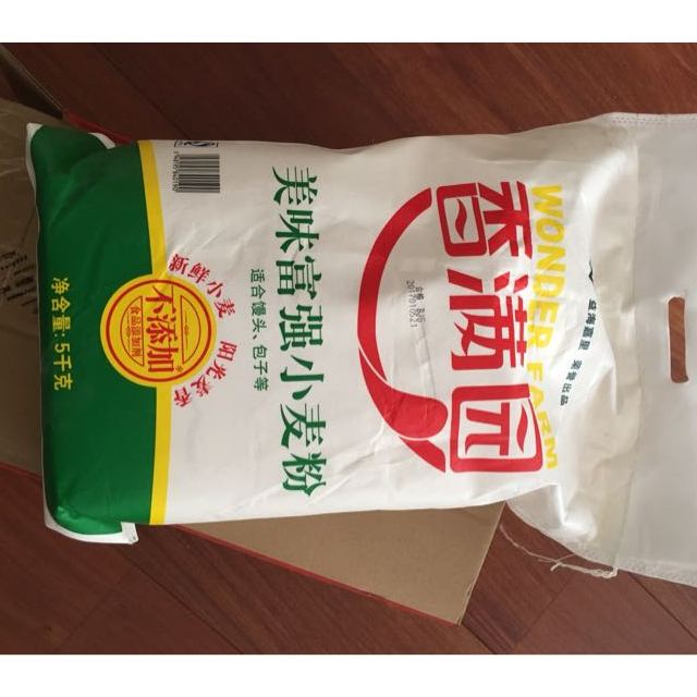 【苏宁易购超市】香满园 美味富强粉 5kg 小麦粉 中筋面粉 家用粉