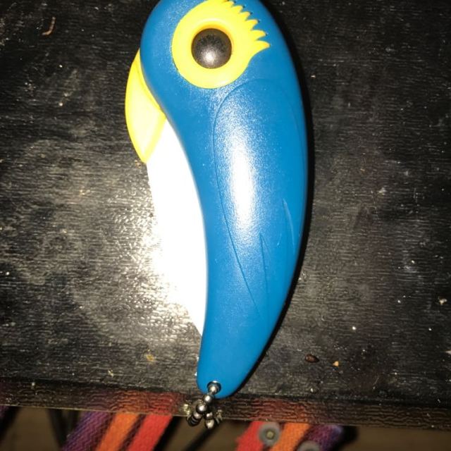 利瓷陶瓷刀 鹦鹉小刀 多功能陶瓷小刀 便携陶瓷刀 陶瓷水果刀