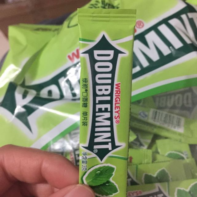 【苏宁易购超市】绿箭口香糖原味薄荷100片袋装 箭牌出品