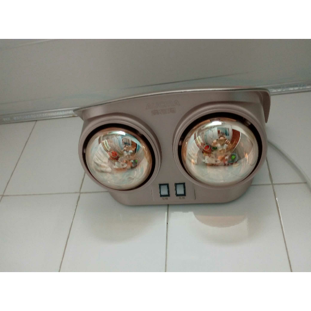 澳柯玛(aucma)壁挂式浴霸ns5-5c7 灯暖防水两灯多功能浴霸灯照明