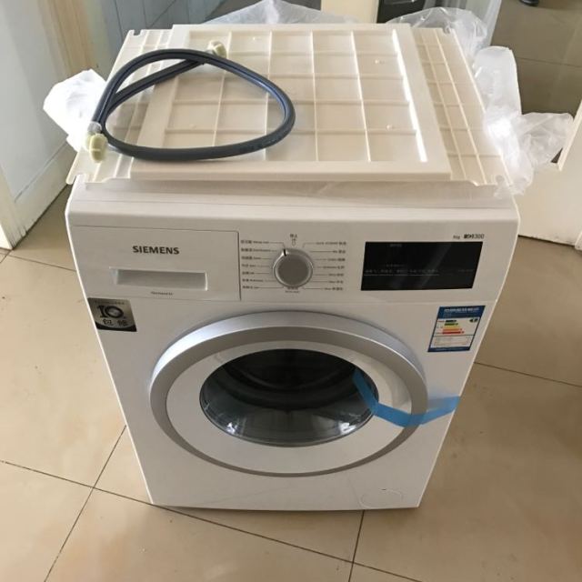 西门子(siemens) xqg80-wm10n1600w 8公斤 滚筒洗衣机(白色)