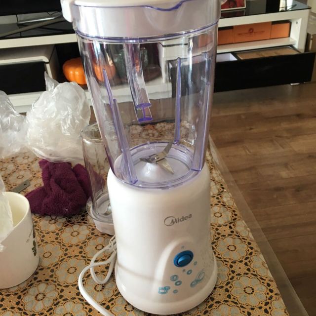 美的(midea)榨汁机 wbl25b26 二合一多功能家用搅拌机 料理机果汁机