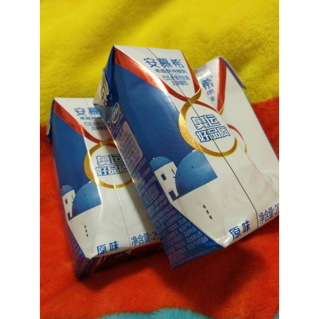 【12 4盒】 伊利 安慕希希腊风味酸奶原味205g*16盒