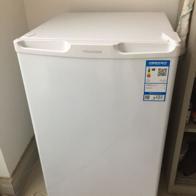 海信hisensebc100sa100升单门小冰箱家用保鲜一级节能实用微冻室经济