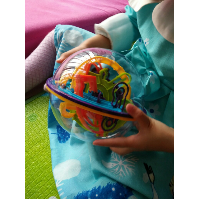 立健3d立体魔幻迷宫钢珠智力球益智儿童玩具礼物