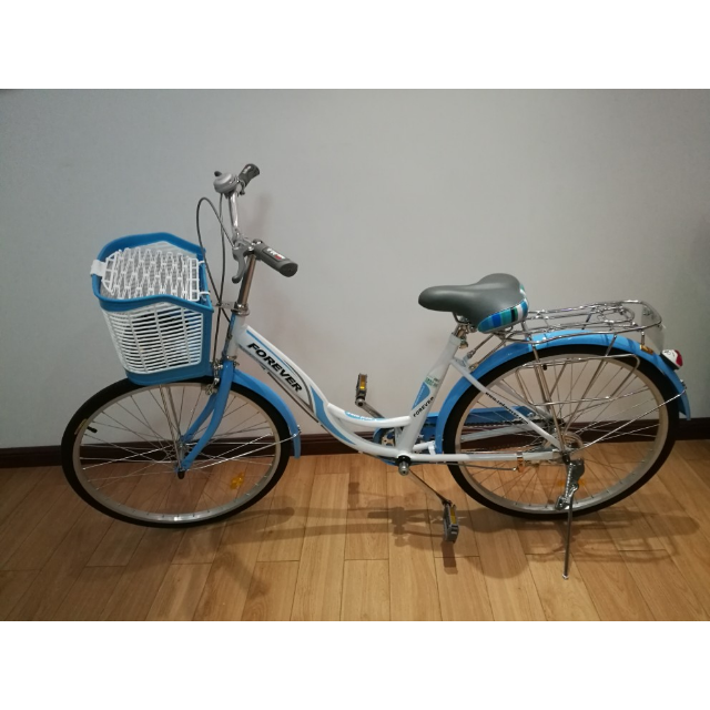 永久自行车24寸铝合金车圈通勤车单车淑女车 学生休闲车惊鸿/硕果