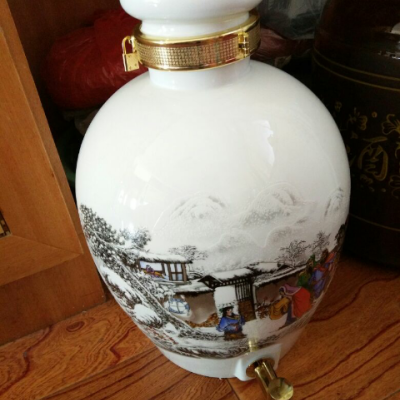 >彩帮景德镇陶瓷酒坛30斤酒缸带.商品评价