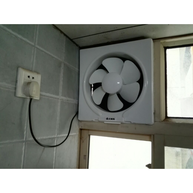 艾美特排气扇厨房10寸墙壁百叶窗强力抽油烟扇排风扇大功率抽风机