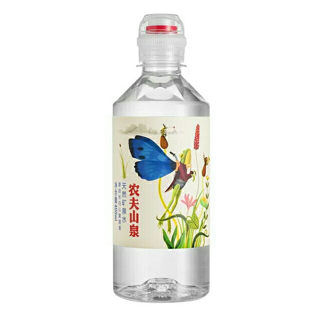 农夫山泉天然矿泉水400ml*24瓶整箱装饮用水