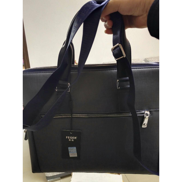 feger斐格精品男包商务手提包横款单肩斜跨包时尚公文包电脑包男士