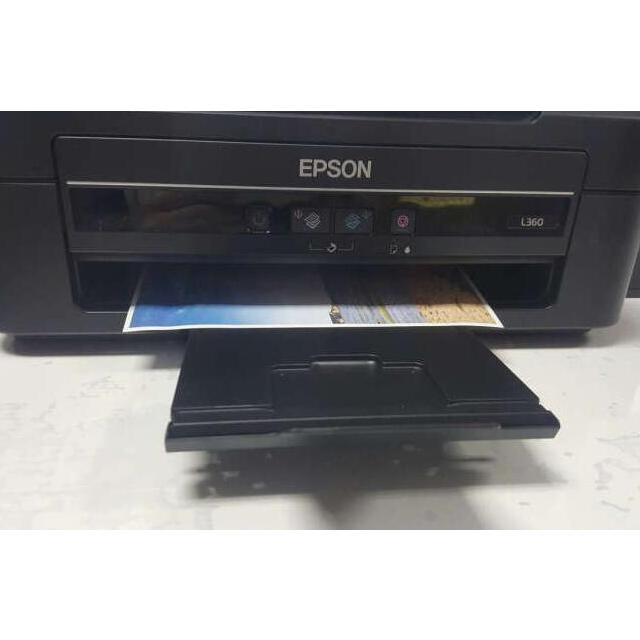 爱普生(epson l380 墨仓式 连供喷墨打印机 家用彩色照片打印 复印