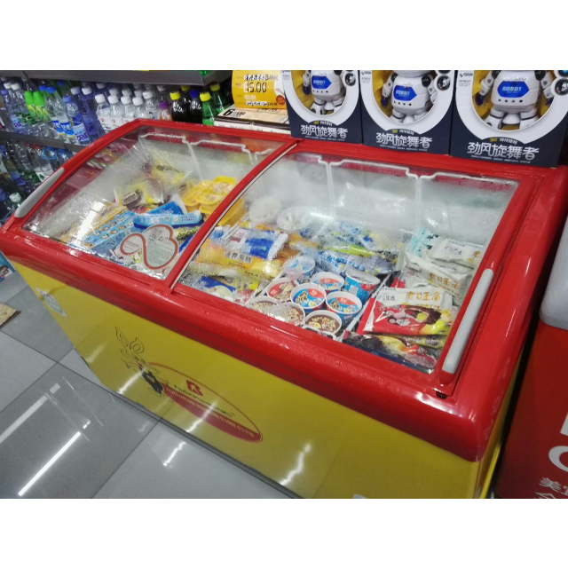 中山阪神(banshen)sd/sc-318y 圆弧门冰柜冷柜 雪糕冰激凌展示柜 冷冻
