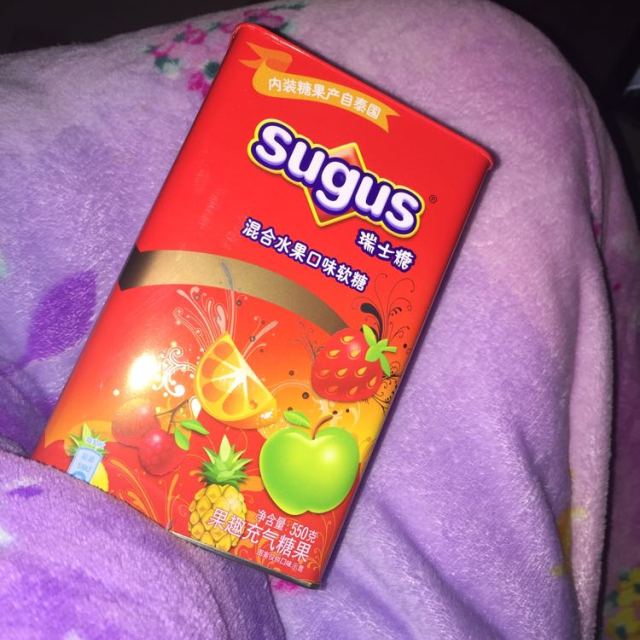 瑞士糖sugus糖果混合水果味550g