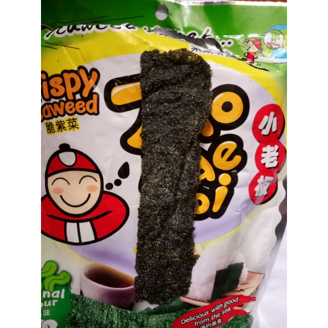 【苏宁易购超市】泰国进口 小老板原味炸海苔32g