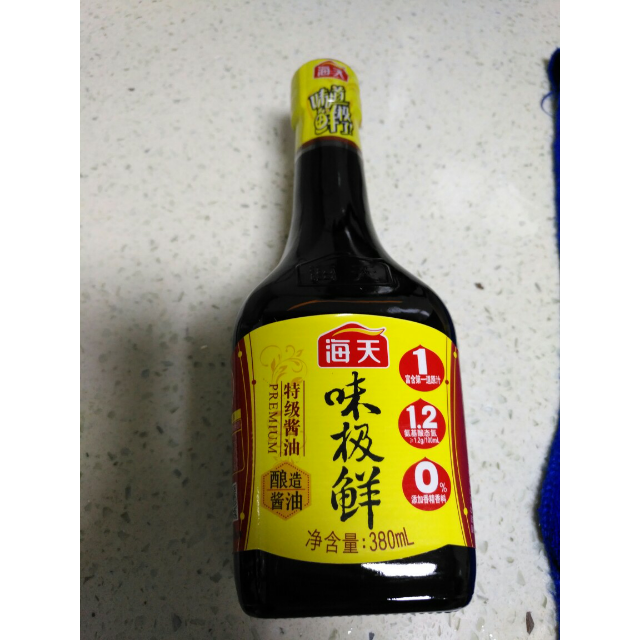 海天味极鲜380ml特级酱油炒菜凉拌生抽酱油海天出品