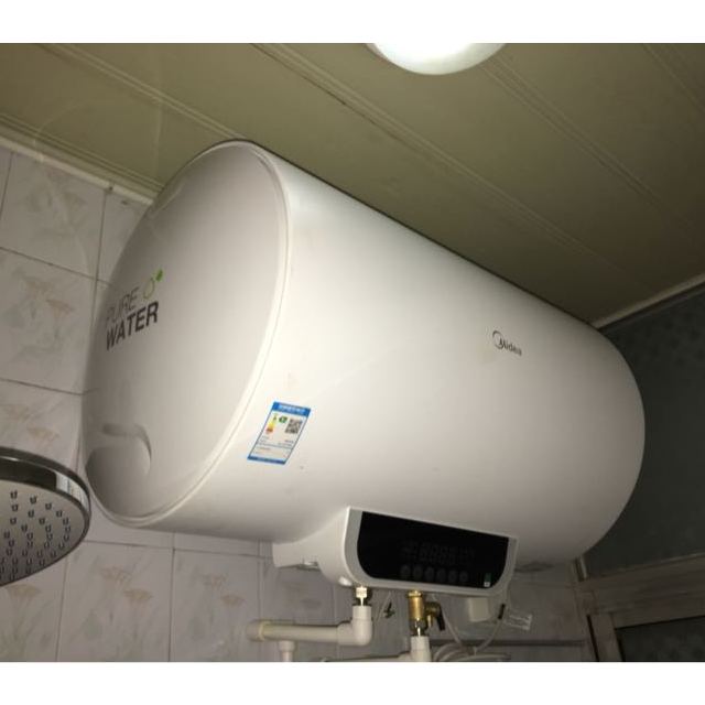 美的midea80l家用电热水器f8021wb1e遥控2100w速热e增容一级能效无线