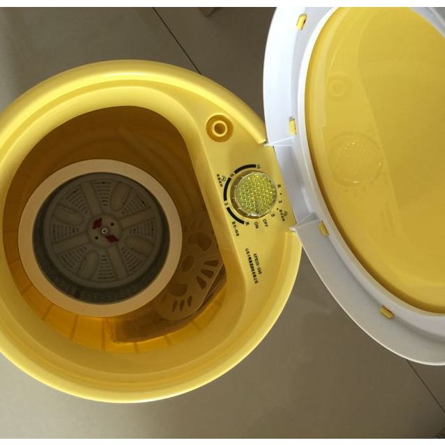 小鸭3.5公斤半自动单筒迷你小洗衣机 蓝光杀菌 不锈钢沥水篮xpb35-599