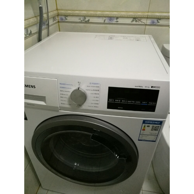 西门子(siemens) xqg80-wd12g4601w 8公斤 变频 洗烘一体 热风除菌