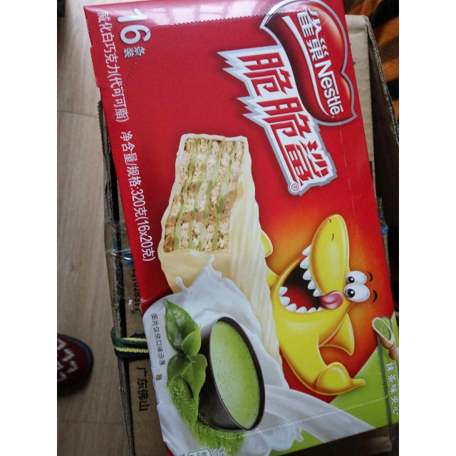 雀巢脆脆鲨抹茶威化16条装16x20g评价【怎么样 好不好 多少钱】- 苏宁