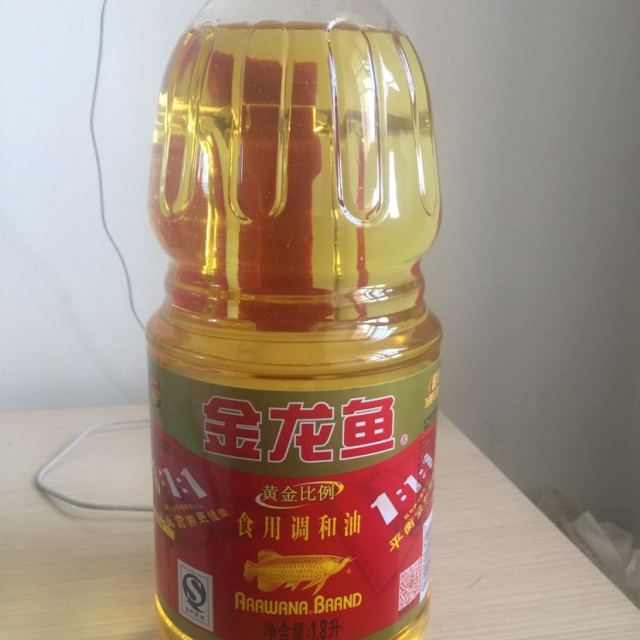 金龙鱼黄金比例食用植物调和油18l食用油