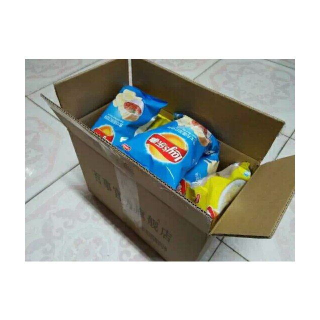 【苏宁易购超市】乐事 齐享欢乐箱 薯片薯条410g(苏宁定制装)薯片从小