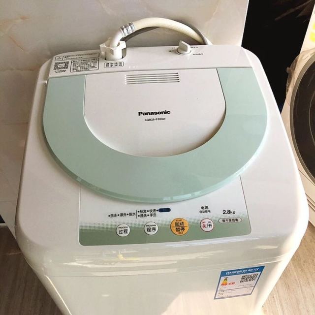 松下(panasonic)xqb28-p200w儿童宝宝迷你全自动波轮洗衣机2.8公斤