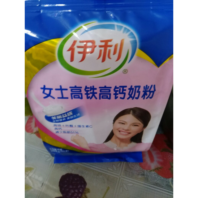 伊利女士高铁高钙奶粉400g袋装成人奶粉