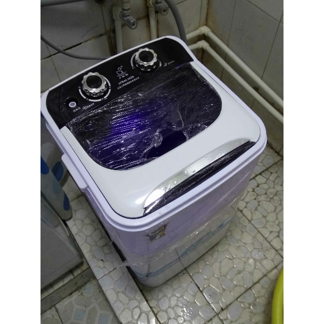 小鸭4公斤单筒半自动迷你洗衣机 婴儿童宝宝小型洗衣机洗沥一体xpb40