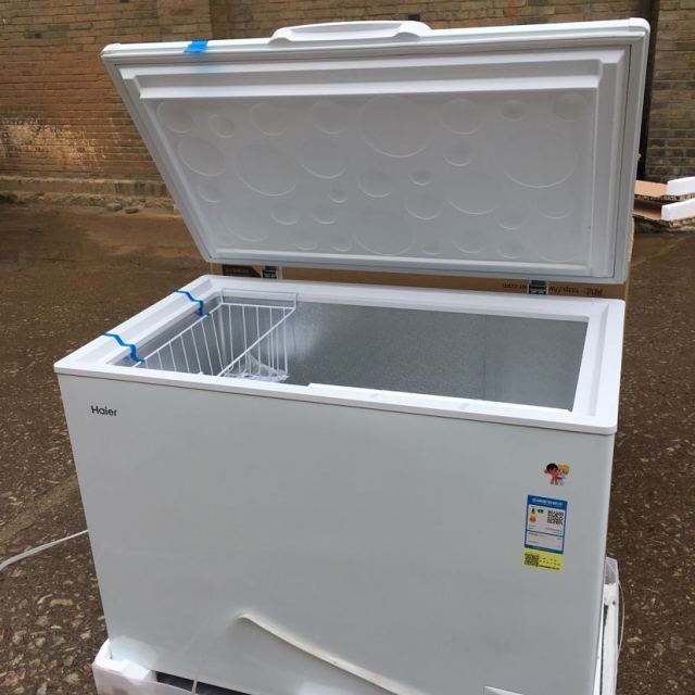 海尔haierbcbd318hd318升商用大冰柜家商两用大动力冷柜节能省电断电