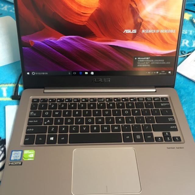 华硕asus灵耀u4000140英寸轻薄本笔记本电脑i57200u4g256gb固态940mx