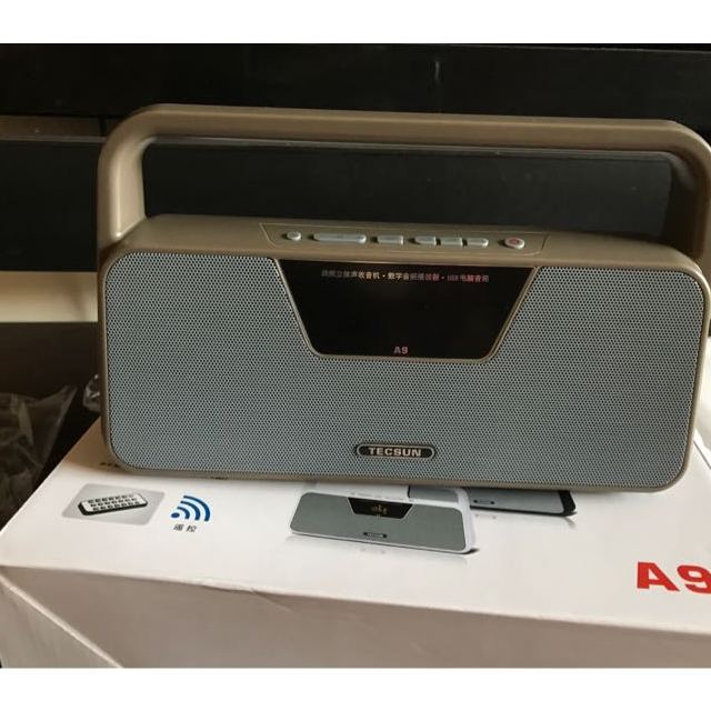 (tecsun)a9老年人晨练插卡音箱 mp3播放器 便携式收音机 遥控外放音响