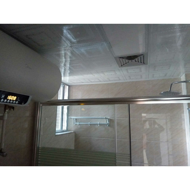 绿岛风卫生间排气扇集成吊顶管道式浴室换气扇回形面板铝扣板300排风