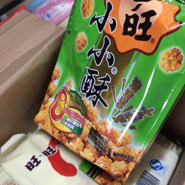 200g 葱香鸡肉味【苏宁易购超市】旺旺小小酥葱香鸡肉200g/袋薯片都