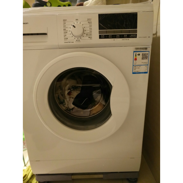 小天鹅(little swan)tg70-v1262ed 7公斤滚筒洗衣机 变频节能静音