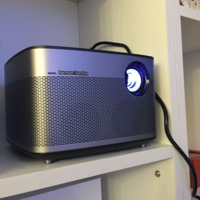 极米无屏电视h1 1080p高清投影仪 900ansi 哈曼卡顿音响 虚拟环绕技术