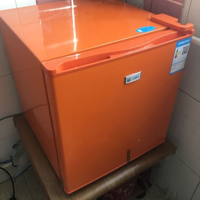 骆驼(camel) bc-50 50升单门冷藏冷冻小冰箱(橙色)