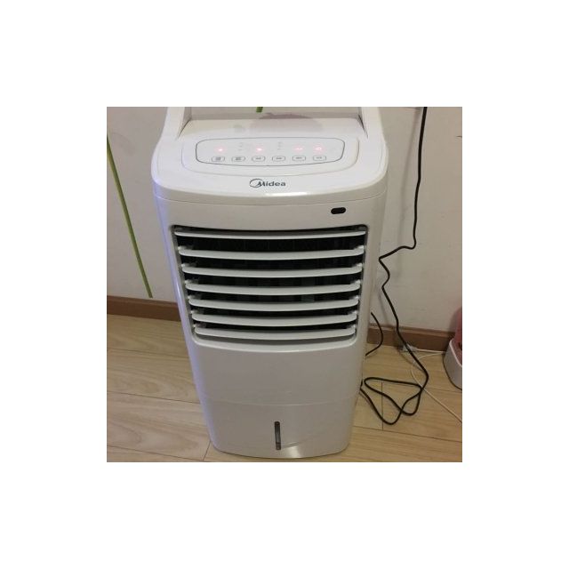 美的(midea) 冷风扇 ac120-16brw 快速制冷 省电家用 移动静音 单冷