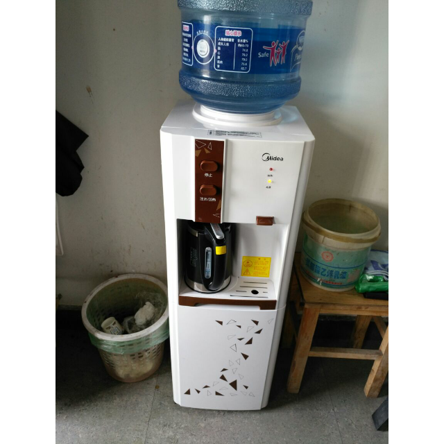 美的midea立式饮水机myr910sx家用办公柜式温热型饮水机