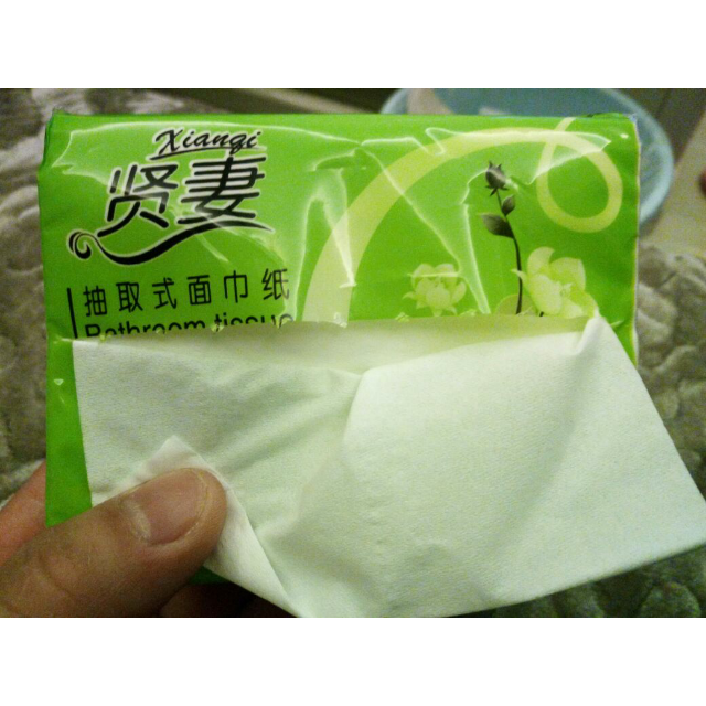 中华特色菏泽馆贤妻卫生纸小规格抽取式面巾纸三层300张软抽30包国产
