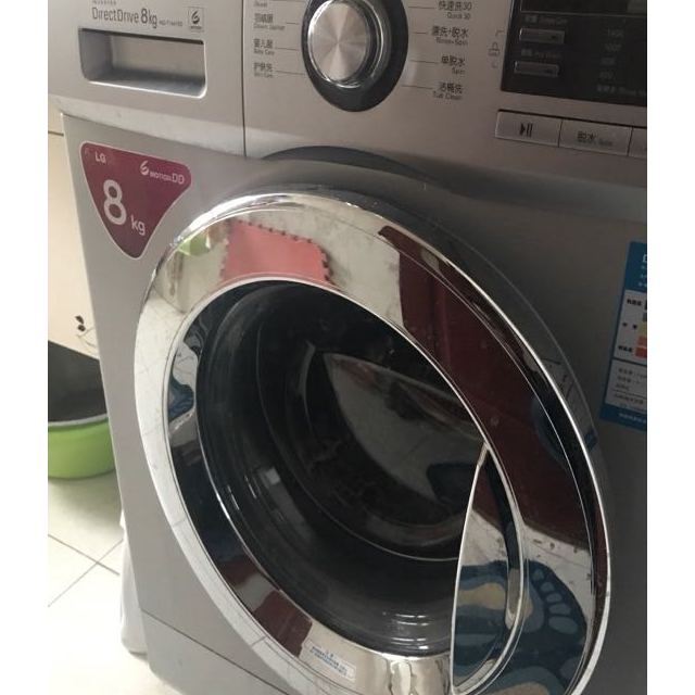lg洗衣机wdvh255d29公斤滚筒洗衣机dd变频直驱电机led触摸屏洁桶洗6种