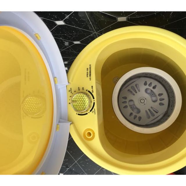 小鸭3.5公斤半自动单筒迷你小洗衣机 蓝光杀菌 不锈钢沥水篮xpb35-599