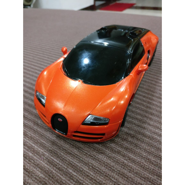 布加迪威速遥控汽车模型男孩儿童玩具车礼物1:24 47000橙色