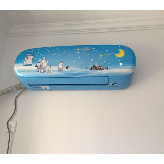 美的(midea) 大1匹冷暖变频儿童防着凉挂机空调 kfr-26gw/weab3 星空