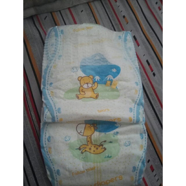 希望宝宝丝滑清凉婴儿纸尿裤 l码22片 薄款男女宝宝通用尿不湿非拉拉