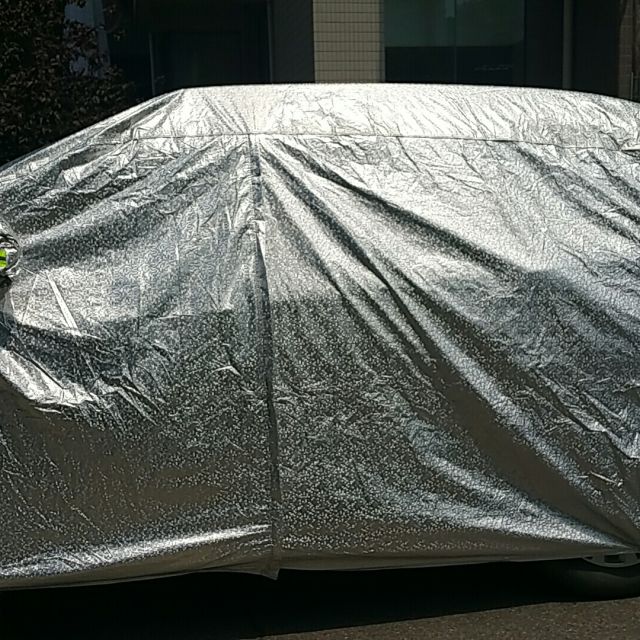 aijia 新款铝膜车衣 四季防护加厚防水防晒车衣 车衣 防紫外线 车衣