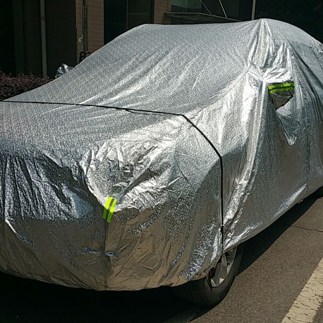 aijia 新款铝膜车衣 四季防护加厚防水防晒车衣 车衣 防紫外线 车衣
